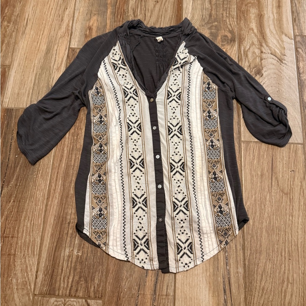 Anthropologie Tiny Lucinda Embroidered Top - Picture 2 of 5